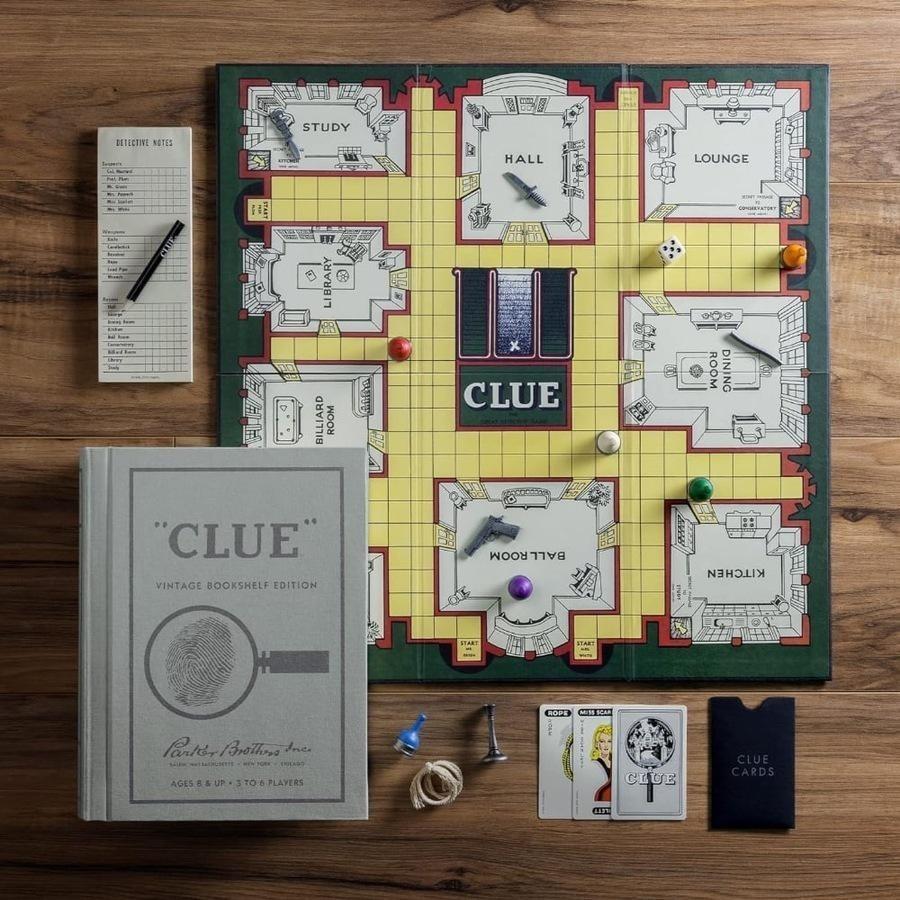 Clue: Classic Game - Vintage Bookshelf Edition