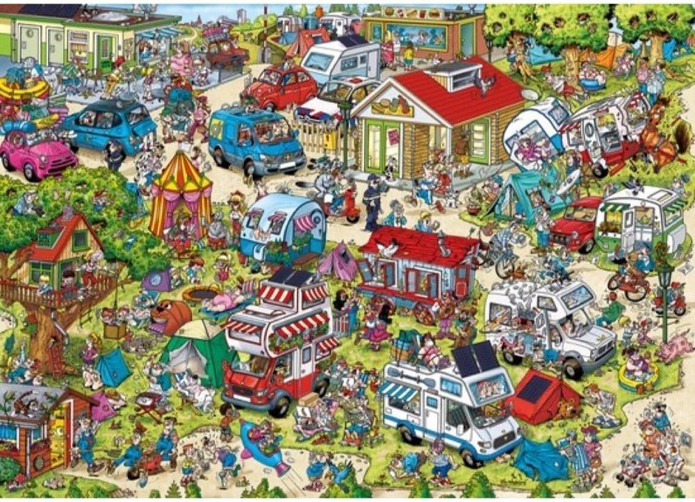 Ravensburger: Holiday Park - The Campsite Puzzle (1000pc Jigsaw) Board Game