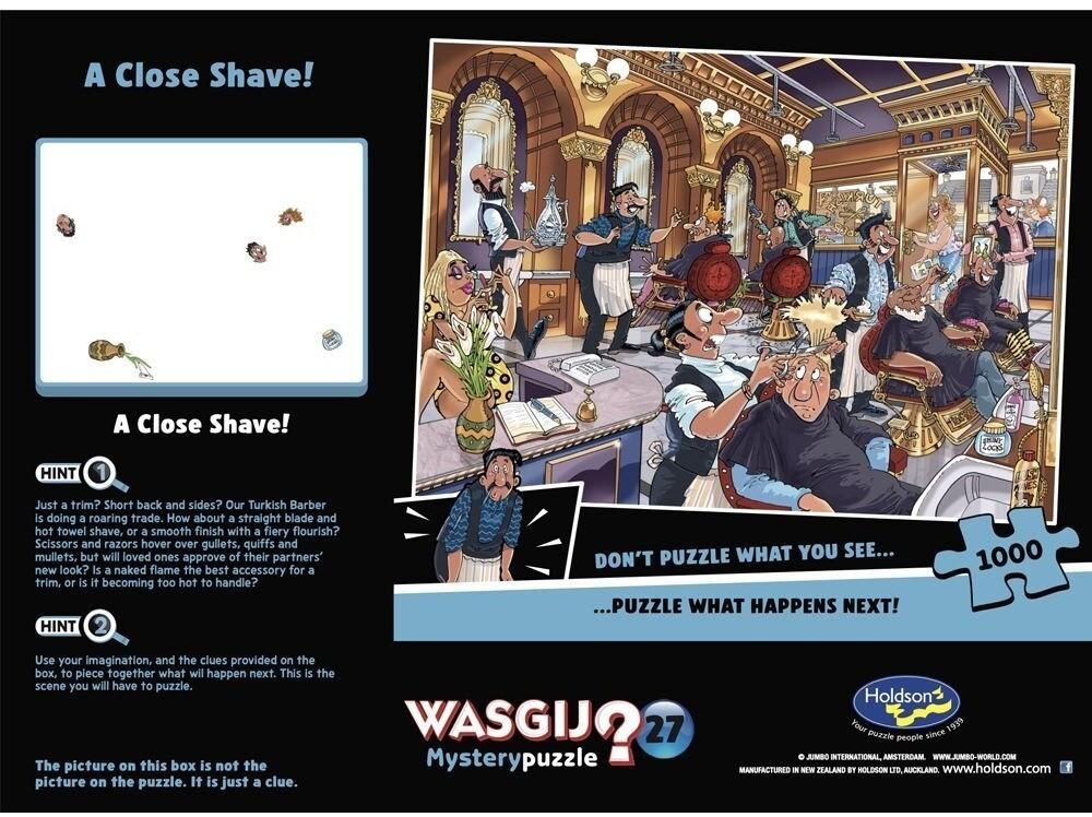 Wasgij Mystery #27: A Close Shave (1000pc Jigsaw) Board Game