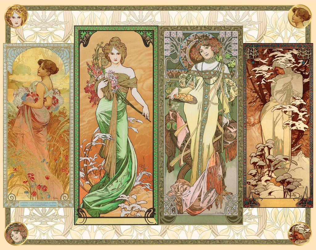 Hinkler: Mindbogglers Gold - The Seasons Puzzle (1000pc Jigsaw) Board Game