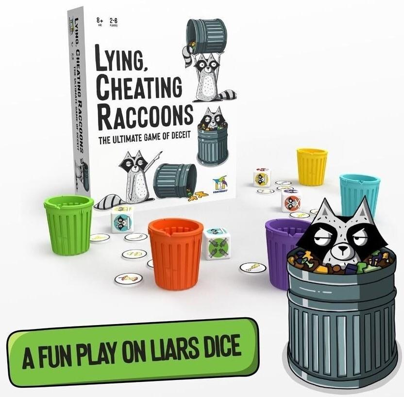 Lying Cheating Racoons Board Game