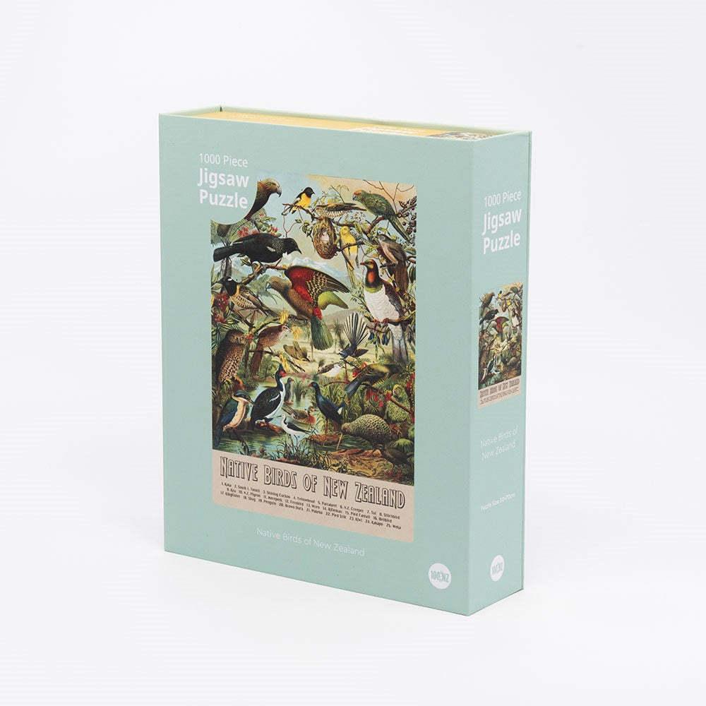 100% NZ: Native Bird Puzzle (1000pc Jigsaw) Board Game
