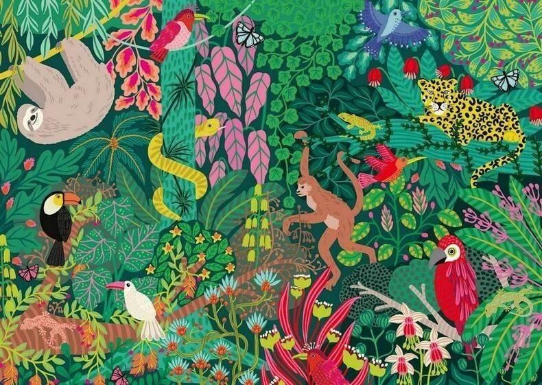 Ravensburger: Magical Rain Forrest Puzzle (1000pc Jigsaw) Board Game