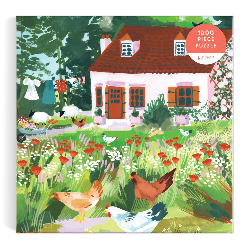 Galison: Cottage Wildflowers - 1000 Piece Puzzle Board Game