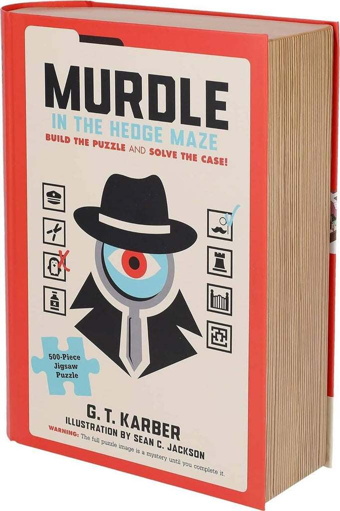 Chronicle Books: Murdle in the Hedge Maze Puzzle (500pc Jigsaw) Board Game