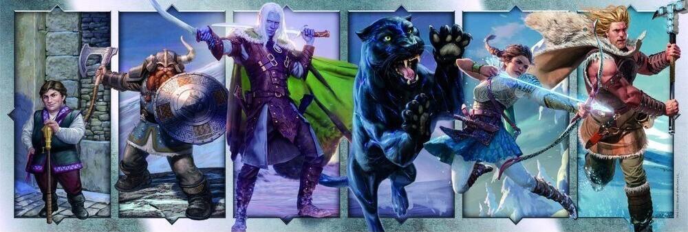 Clementoni: Dungeons & Dragons - Panorama Puzzle (1000pc Jigsaw) Board Game