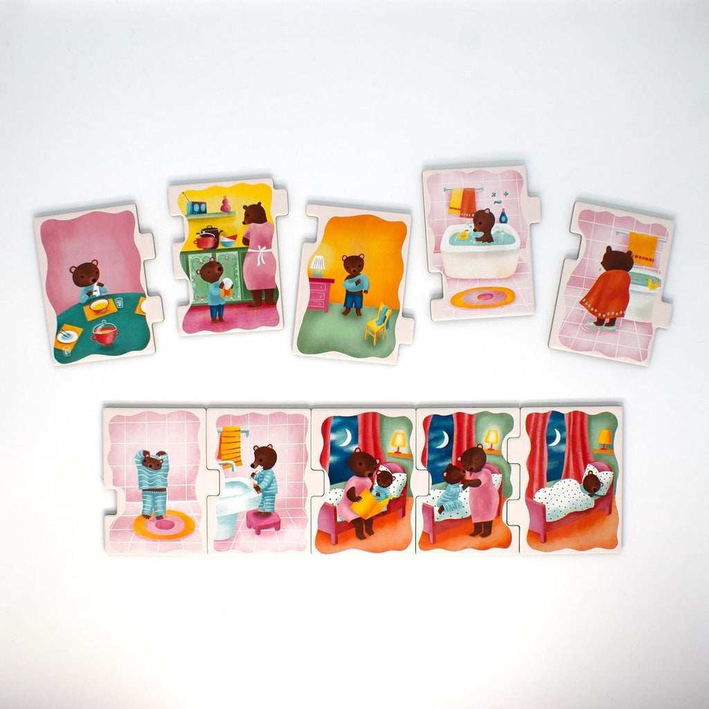 eeBoo: Ready to Go Puzzle - Bedtime Board Game