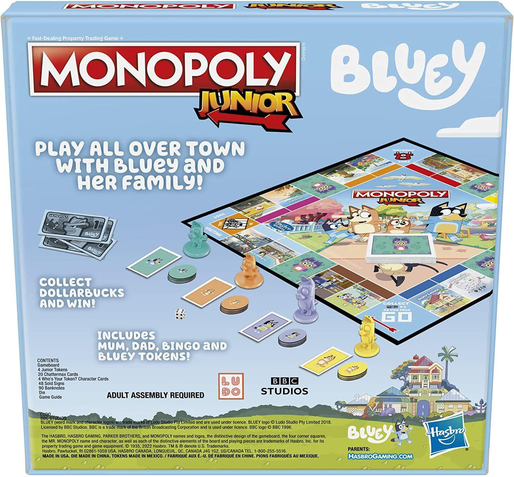 Monopoly Junior: Bluey Board Game