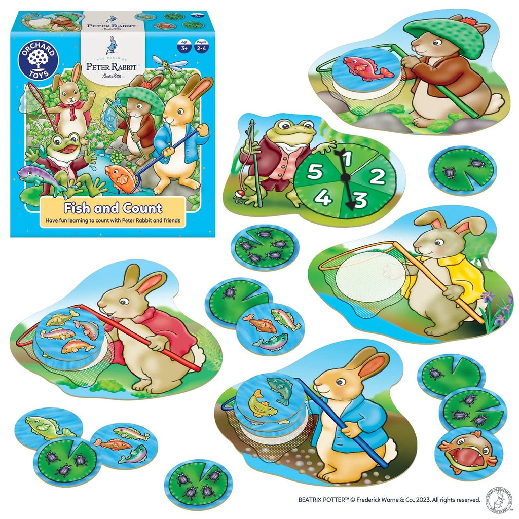 Orchard: Peter Rabbit - Fish & Count Board Game