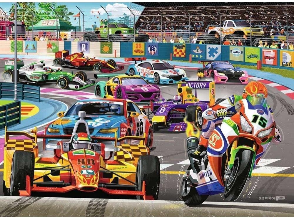 Ravensburger: Racetrack Rally Puzzle (60pc Jigsaw) Board Game