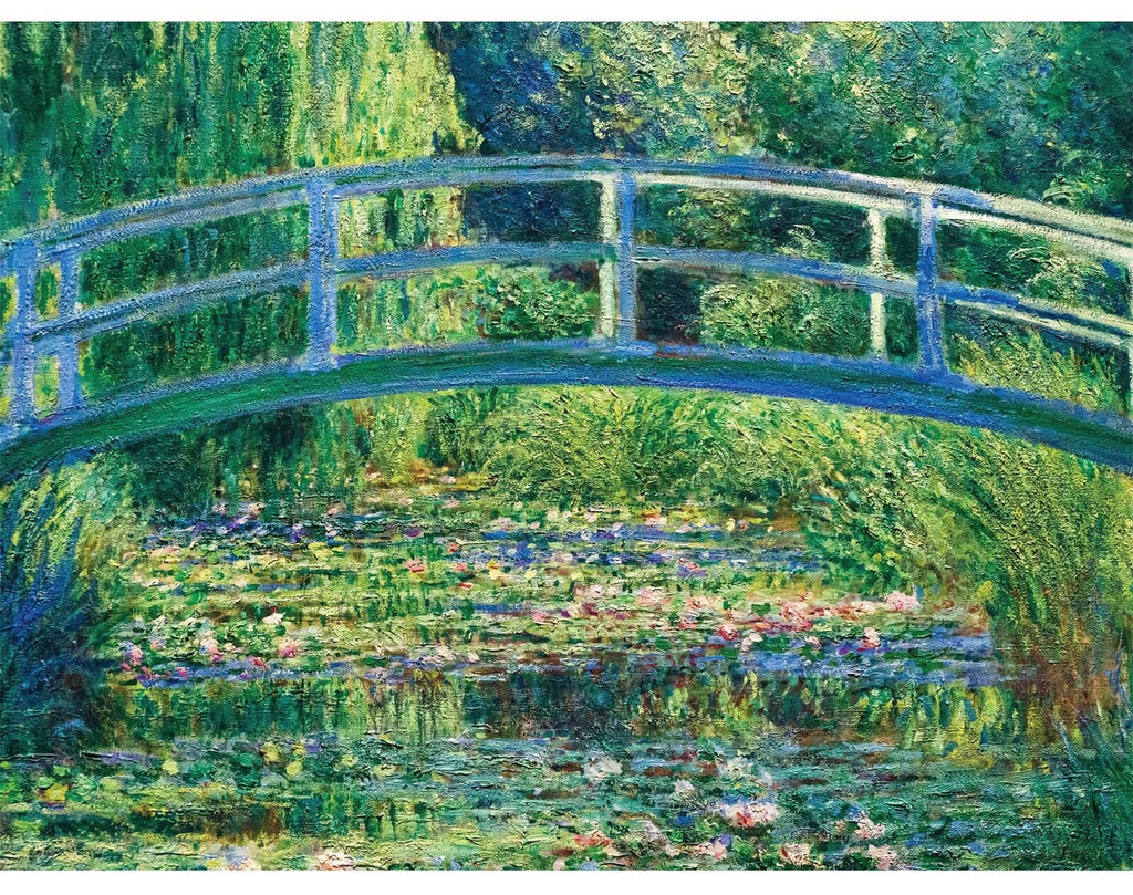 Hinkler: Bridge Over a Pond of Water Lilies - Large Piece Puzzle (300pc Jigsaw) Board Game