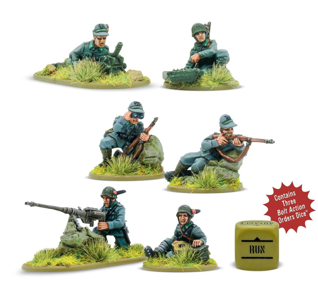 Bolt Action: Italian Alpini - Weapons Teams