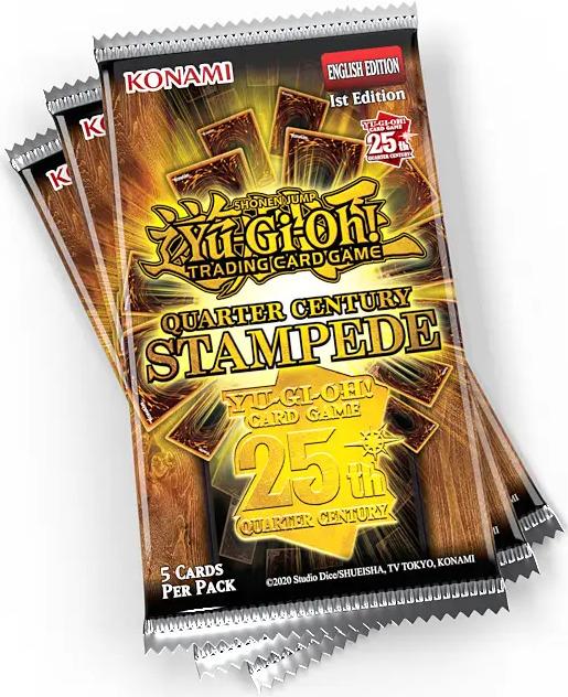 Yu-Gi-Oh! Quarter Century Stampede - 3-Pack Tuckbox