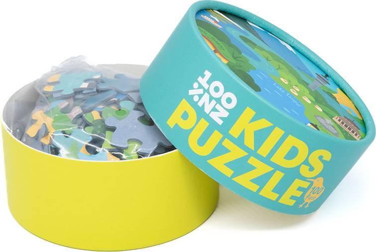 100%NZ: NZ Highlights - Kids Puzzle (100pc Jigsaw) Board Game