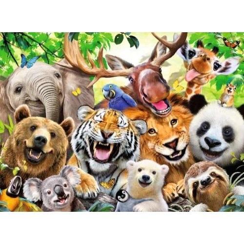 Ravensburger: Wild Animal Selfie Puzzle (300pc Jigsaw) Board Game