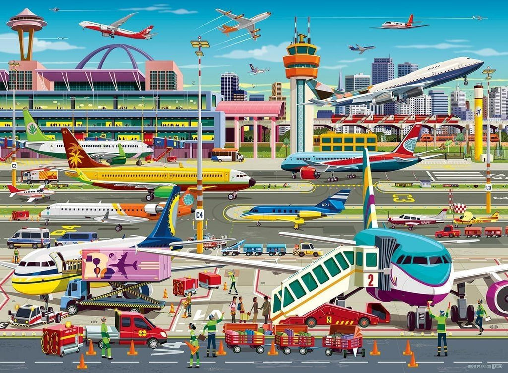 Ravensburger: Airport Central Puzzle (150pc Jigsaw) Board Game