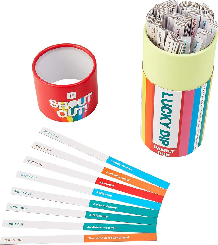 Shout Out Lucky Dip Dipstick Board Game