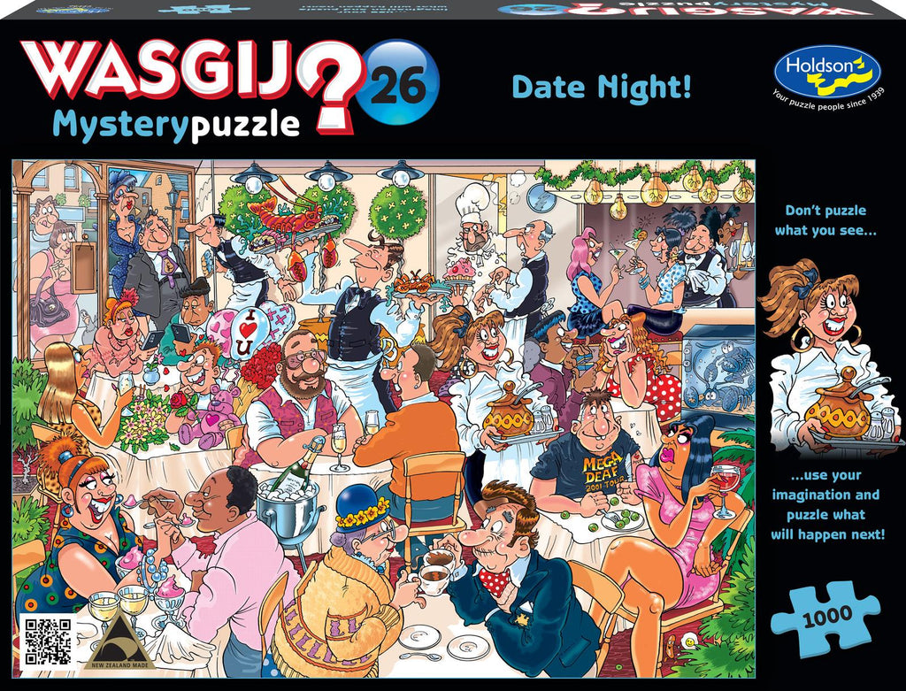 Wasgij: Mystery #26 - Date Night Puzzle (1000pc Jigsaw) Board Game