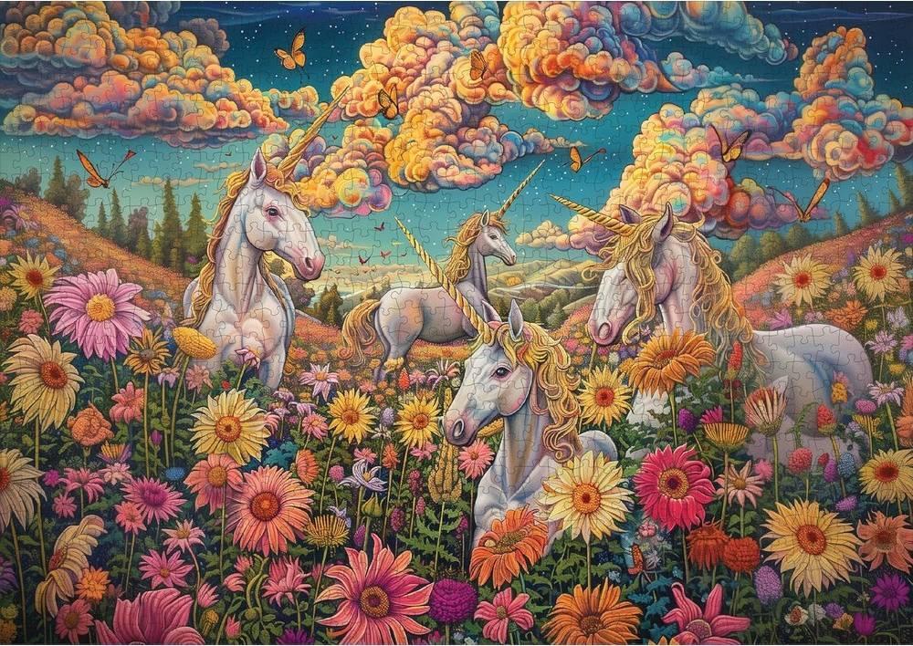 Trippy Puzzles: Unicorn Utopia Puzzle (1000pc Jigsaw) Board Game