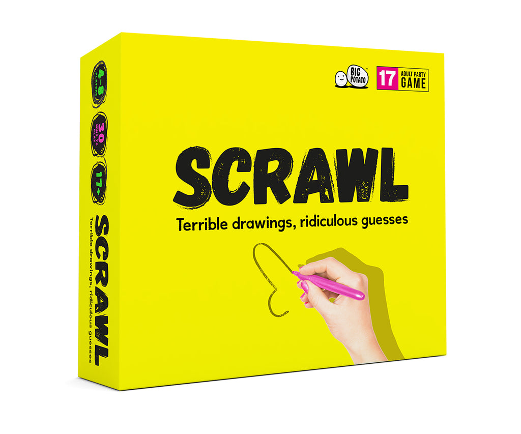 Scrawl: Terrible Drawings, Ridiculous Guesses Board Game