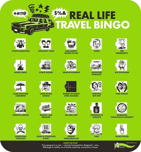 Breaking Games: Real Life - Travel Bingo