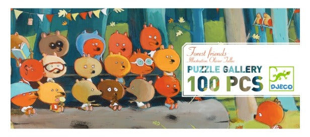 Puzzle Gallery: Forest Friends (100pc Jigsaw) Board Game