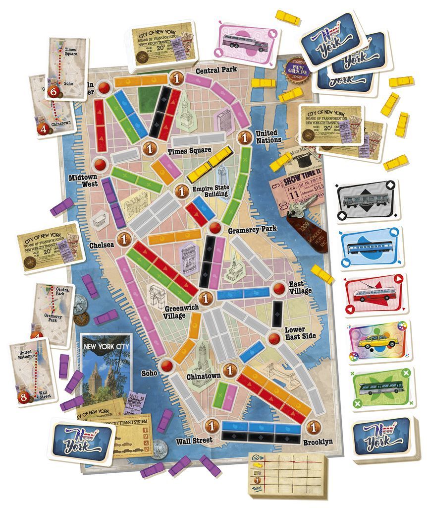 Ticket to Ride: New York (Standalone Board Game)