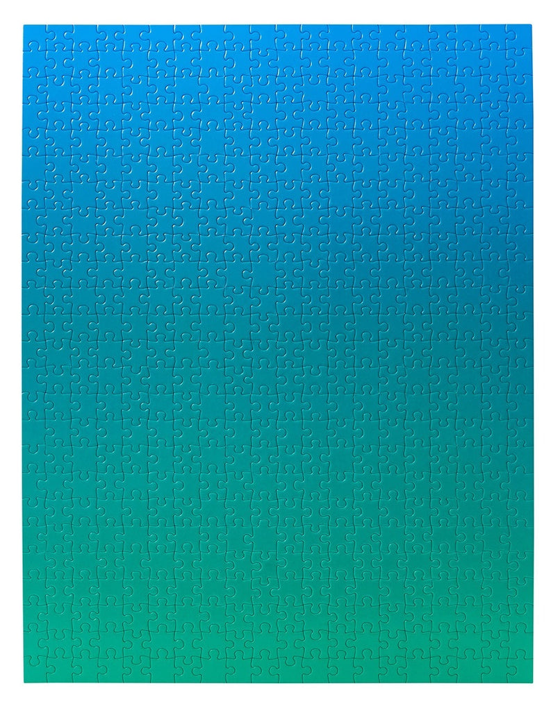 Areaware: 500-Piece Gradient Puzzle – Blue Green Board Game