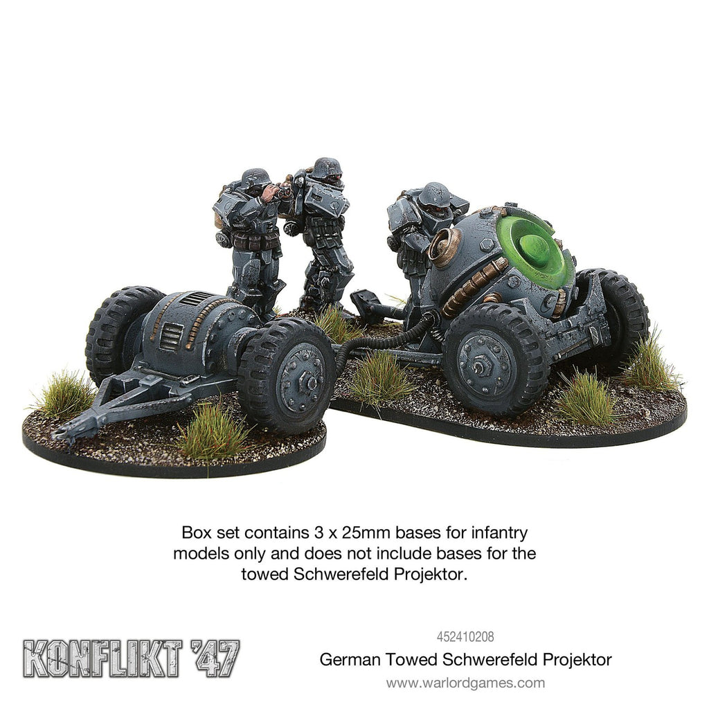 Konflikt 47: German towed Schwerefeld Projektor