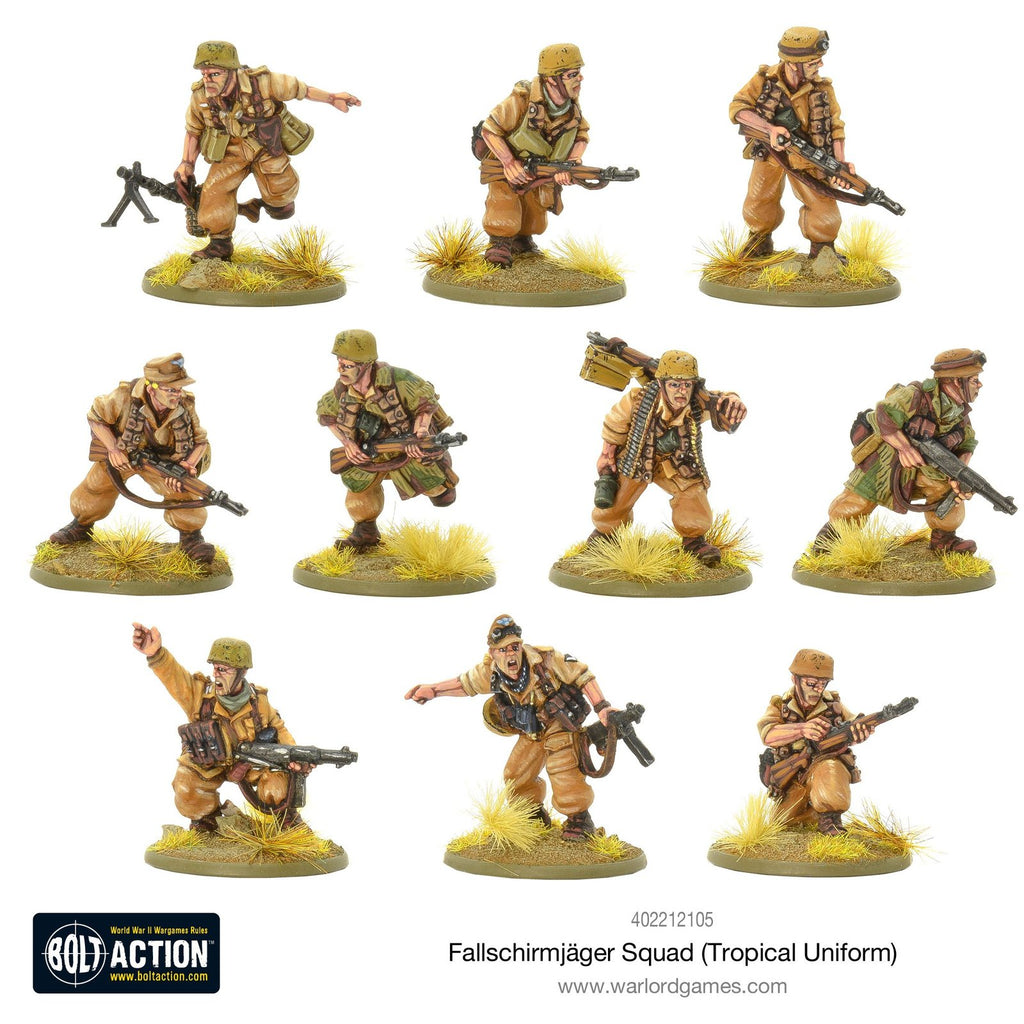 Bolt Action - Fallschirmjager Squad (Tropical Uniform)