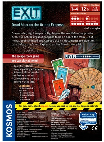 Exit the Game: Dead Man on the Orient Express