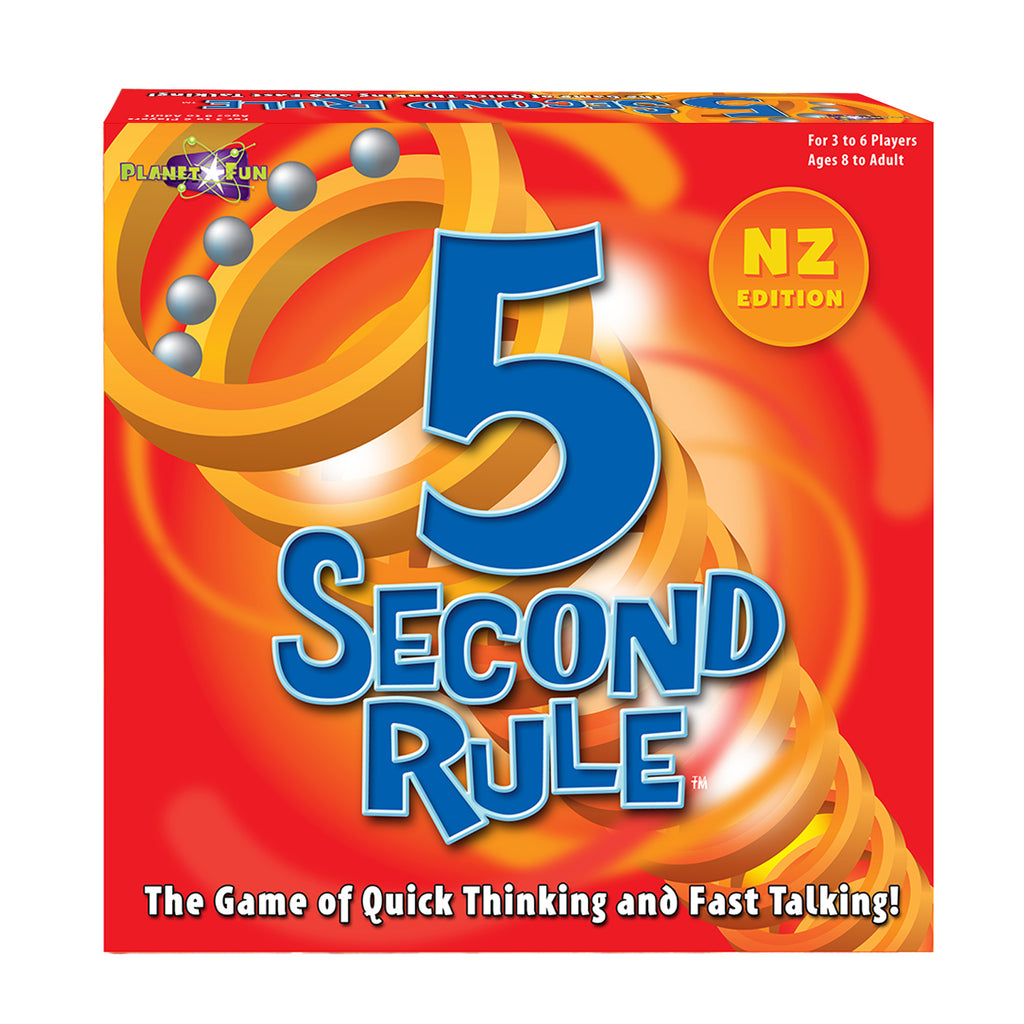 5 Second Rule: NZ Edition Board Game