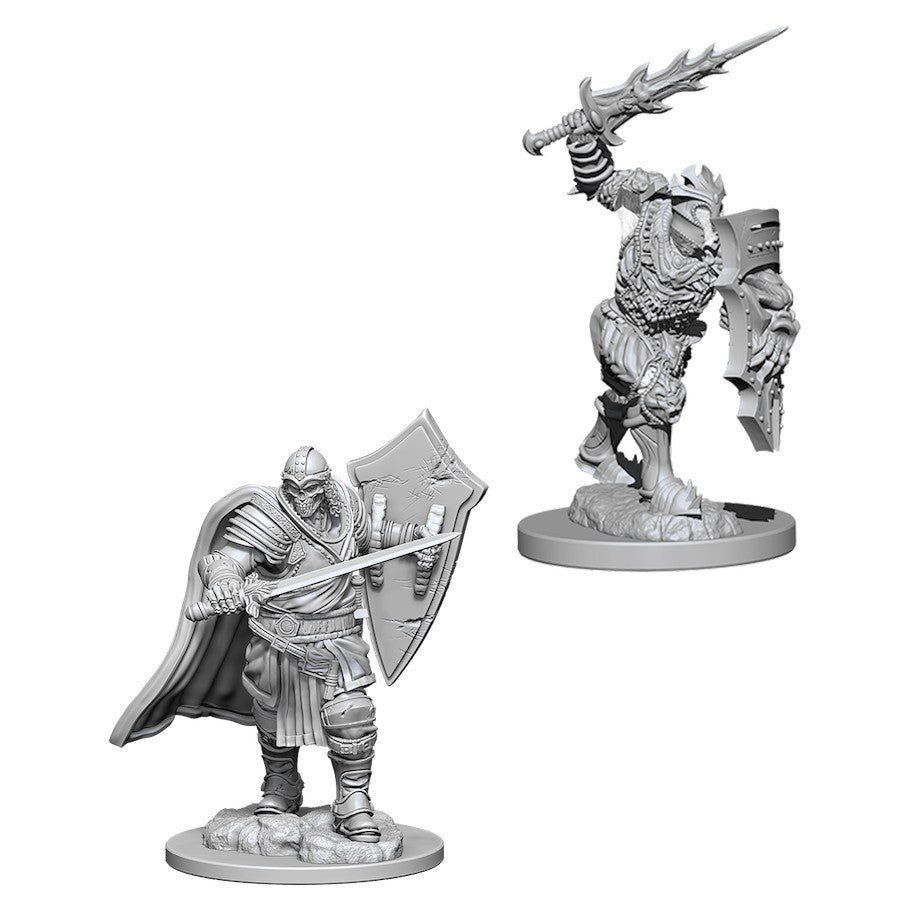 D&D Nolzurs Marvelous: Unpainted Miniatures - Death Knight & Helmed Horror