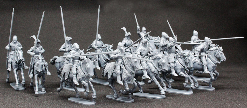 Mounted Agincourt Knights 1415-29