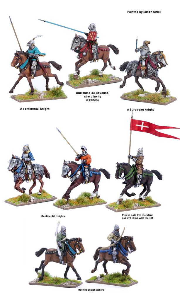 Mounted Agincourt Knights 1415-29