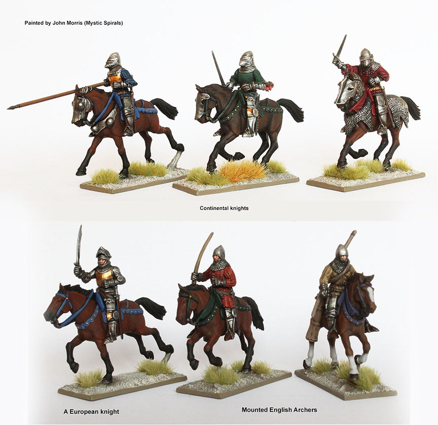 Mounted Agincourt Knights 1415-29