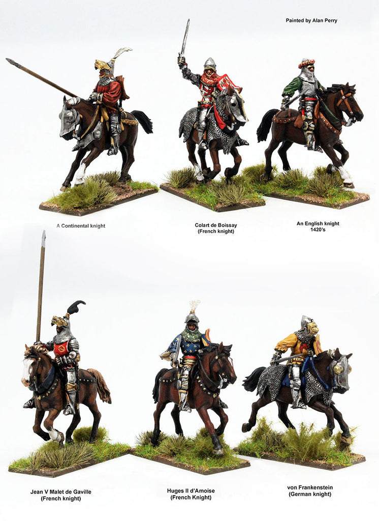 Mounted Agincourt Knights 1415-29