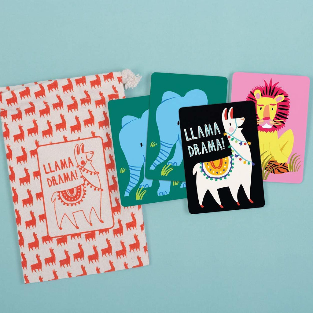 Mudpuppy: Llama Drama - Playing Cards To Go Board Game