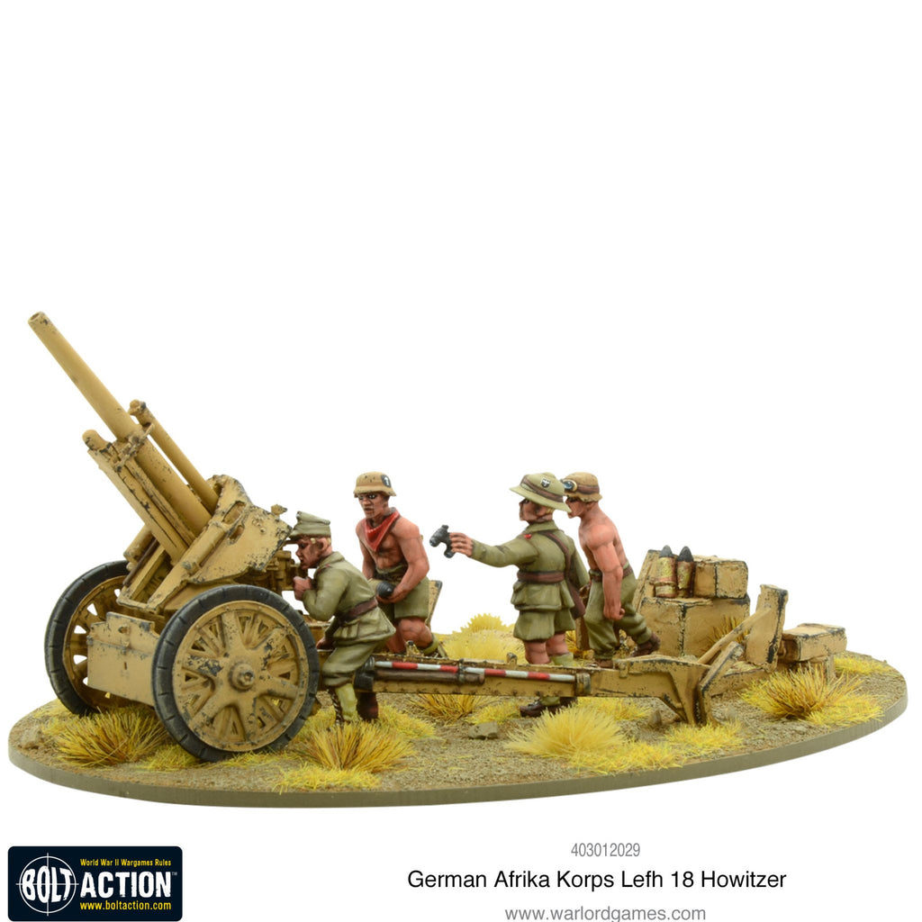 Afrika Korps LeFH 18 10.5cm Medium Artillery