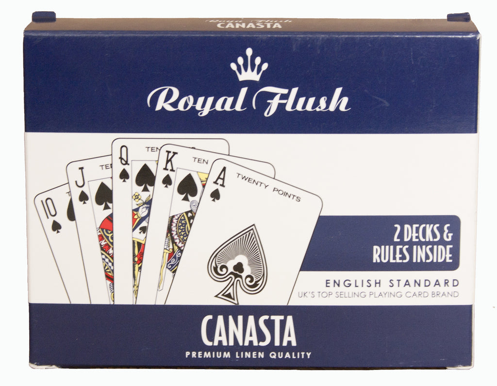 Royal Flush: Canasta Playing Cards (2-Pack) Board Game