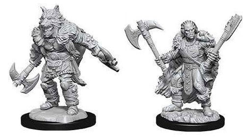 D&D Nolzur's Marvelous: Unpainted Miniatures - Male Half Orc Barbarian