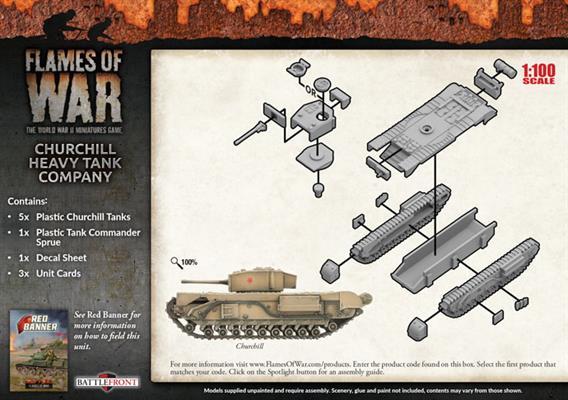 Flames of War: Churchill Heavy Tank Company