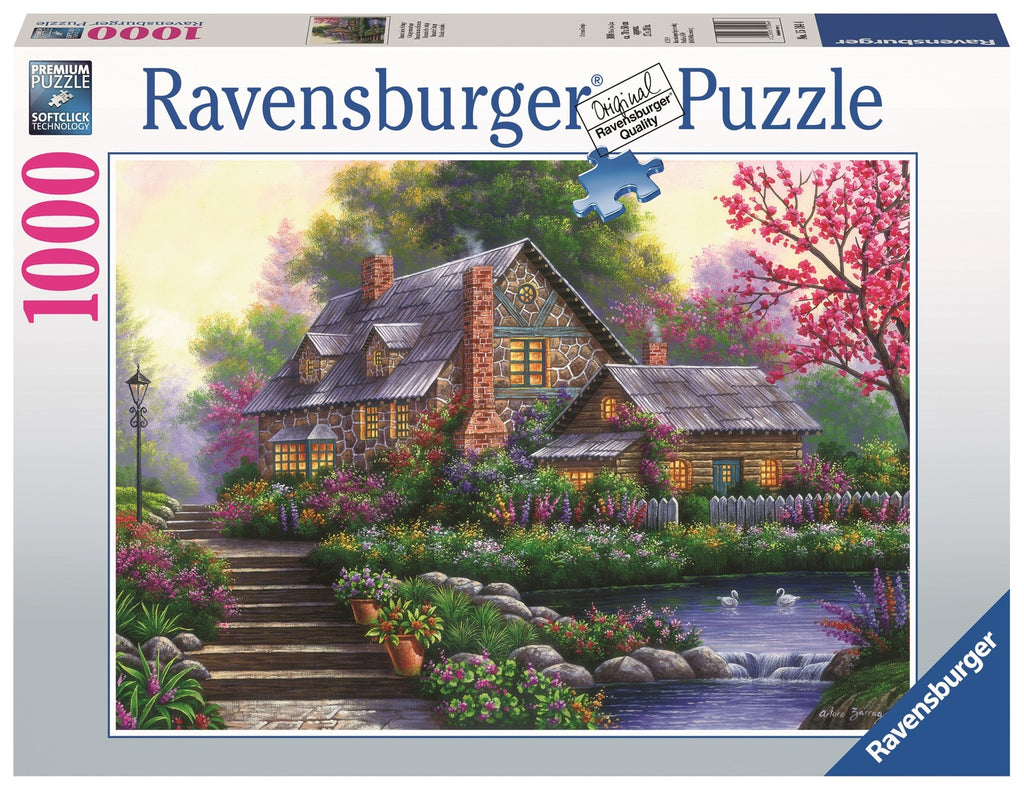 Ravensburger: Romantic Cottage (1000pc Jigsaw) Board Game