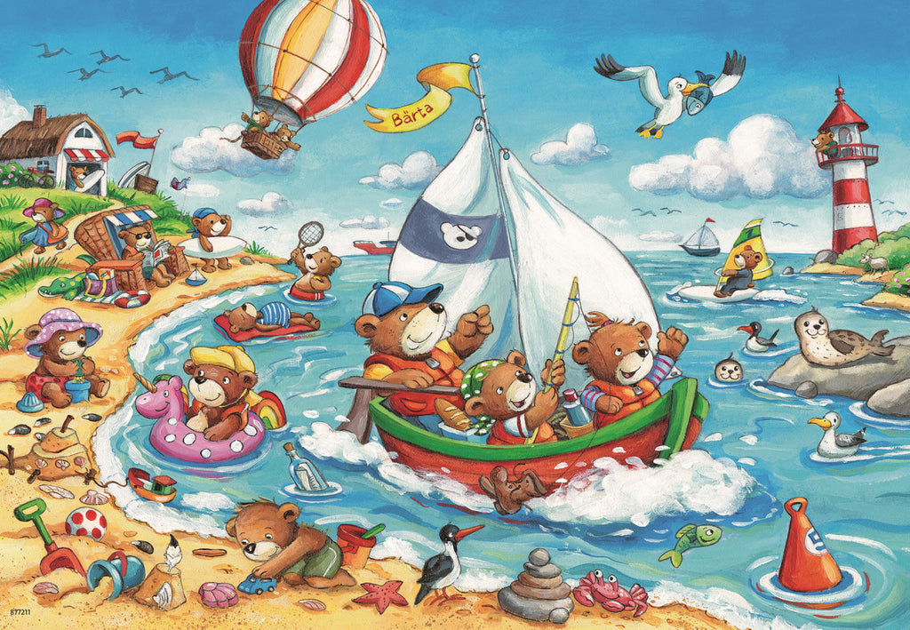 Ravensburger: Seaside Holiday (2x24pc Jigsaws) Board Game