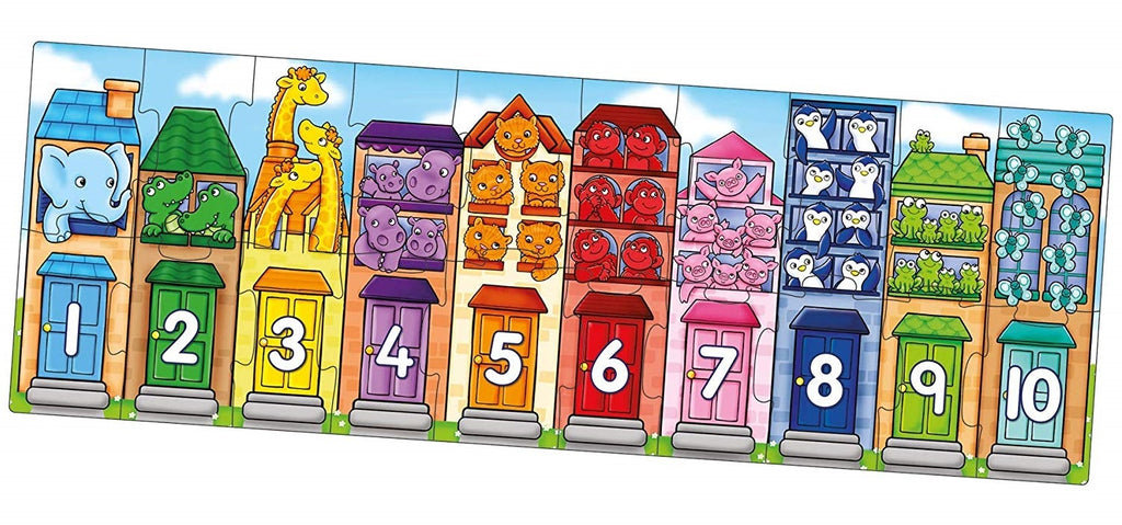 Orchard Toys: Number Street - Jigsaw Puzzle Set Board Game