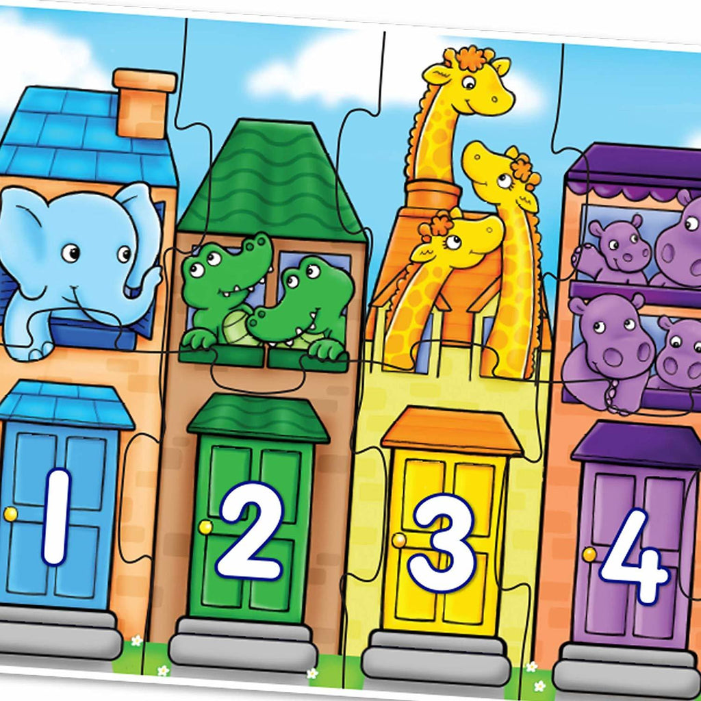 Orchard Toys: Number Street - Jigsaw Puzzle Set Board Game