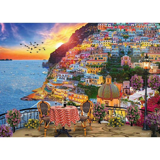 Ravensburger: Dinner in Positano, Italy (1000pc Jigsaw) Board Game