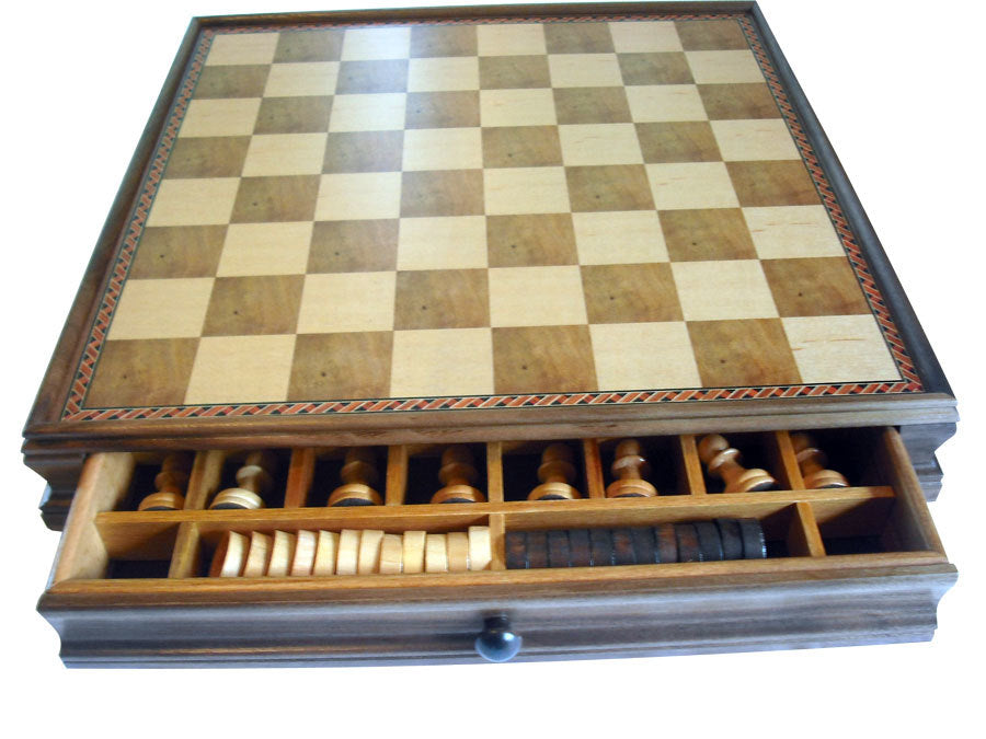 Dal Rossi Chess & Checkers Set 38cm Board Game