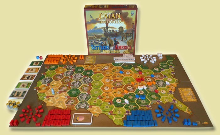 Catan Histories: Settlers of America Board Game