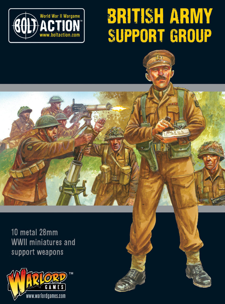 Bolt Action: British Army support group